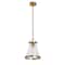 Hello Honey® Robert Stevenson Lighting Wesley Metal & Seedy Glass Ceiling Light